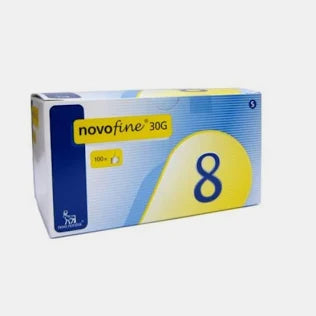 NovoFine 8mm 30G Needles (100)